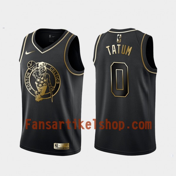 NBA Boston Celtics Trikot Jayson Tatum 0 Nike Schwarz Golden Edition Swingman - Herren NBA Boston Celtics Trikot Jayson Tatum 0 Nike Schwarz Golden Edition Swingman - Herren